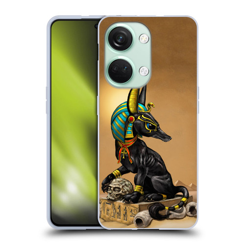 Stanley Morrison Art Egyptian Black Jackal Anubis Soft Gel Case for OnePlus Nord 3 5G
