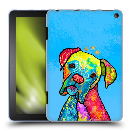 Duirwaigh Animals Boxer Dog Soft Gel Case for Amazon Fire HD 8/Fire HD 8 Plus 2020