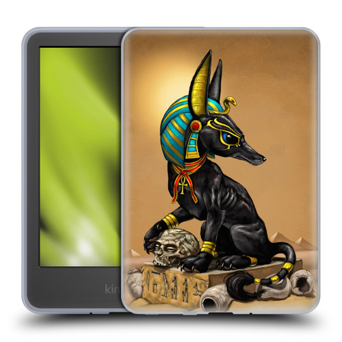 Stanley Morrison Art Egyptian Black Jackal Anubis Soft Gel Case for Amazon Kindle 11th Gen 6in 2022