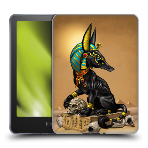 Stanley Morrison Art Egyptian Black Jackal Anubis Soft Gel Case for Amazon Kindle Paperwhite 5 (2021)