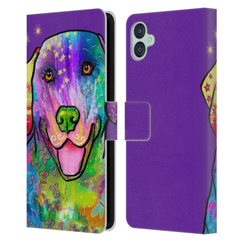 Duirwaigh Animals Golden Retriever Dog Leather Book Wallet Case Cover For Samsung Galaxy M04 5G / A04e
