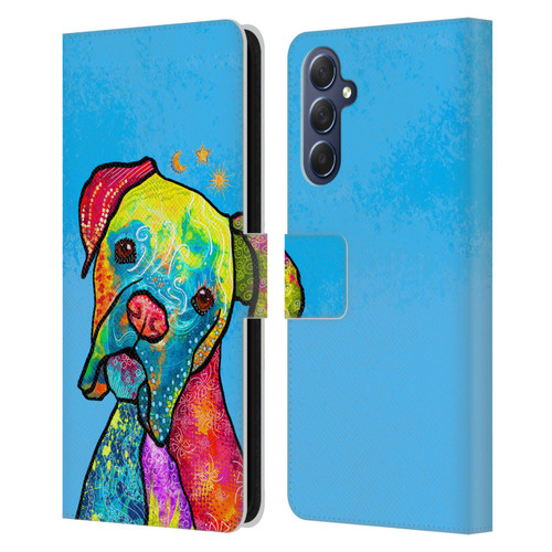 Duirwaigh Animals Boxer Dog Leather Book Wallet Case Cover For Samsung Galaxy M54 5G