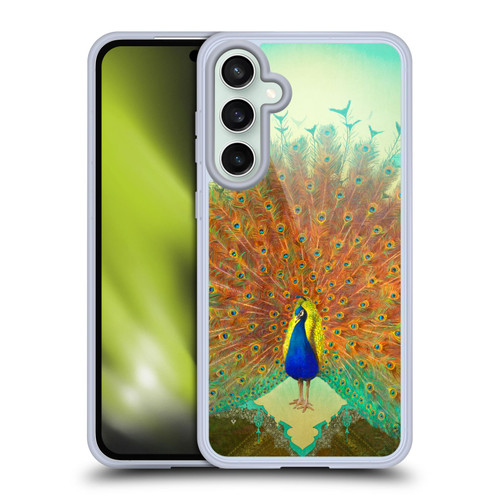 Duirwaigh Animals Peacock Soft Gel Case for Samsung Galaxy S23 FE 5G