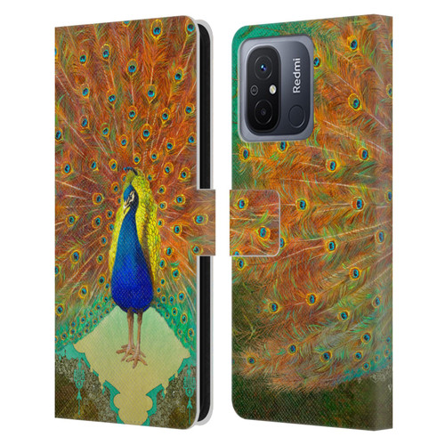 Duirwaigh Animals Peacock Leather Book Wallet Case Cover For Xiaomi Redmi 12C