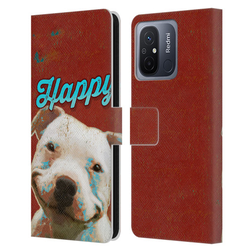 Duirwaigh Animals Pitbull Dog Leather Book Wallet Case Cover For Xiaomi Redmi 12C