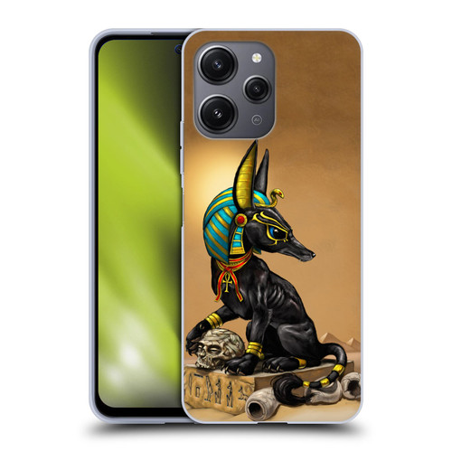 Stanley Morrison Art Egyptian Black Jackal Anubis Soft Gel Case for Xiaomi Redmi 12