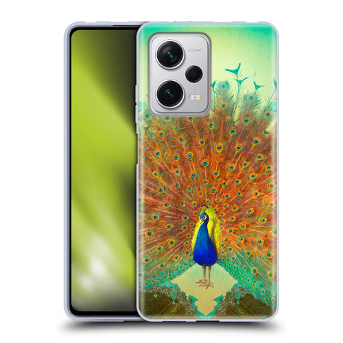 Duirwaigh Animals Peacock Soft Gel Case for Xiaomi Redmi Note 12 Pro+ 5G