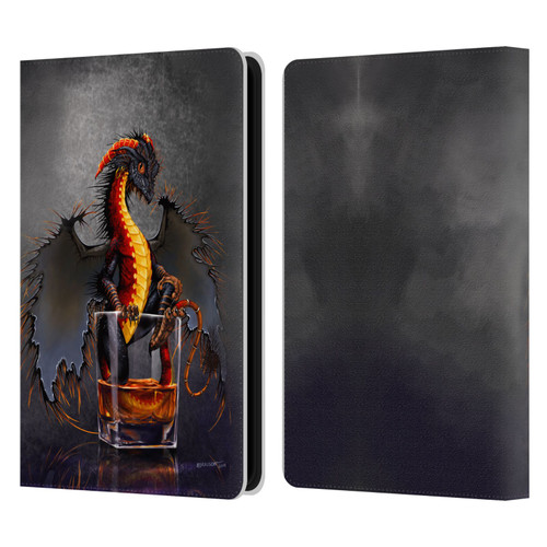 Stanley Morrison Dragons Black Pirate Drink Leather Book Wallet Case Cover For Amazon Kindle Paperwhite 5 (2021)