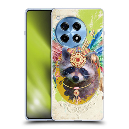 Duirwaigh Boho Animals Raccoon Soft Gel Case for OnePlus 12R