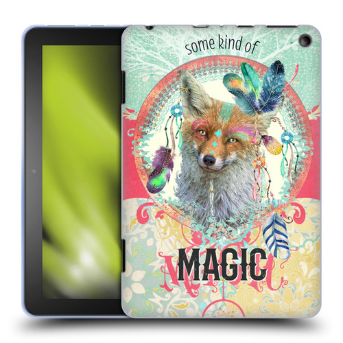 Duirwaigh Boho Animals Fox Soft Gel Case for Amazon Fire HD 8/Fire HD 8 Plus 2020