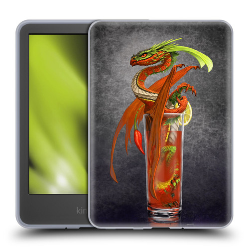 Stanley Morrison Dragons Red Tomato Bloody Mary Soft Gel Case for Amazon Kindle 11th Gen 6in 2022