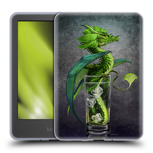 Stanley Morrison Dragons Green Mojito Drink Soft Gel Case for Amazon Kindle 11th Gen 6in 2022