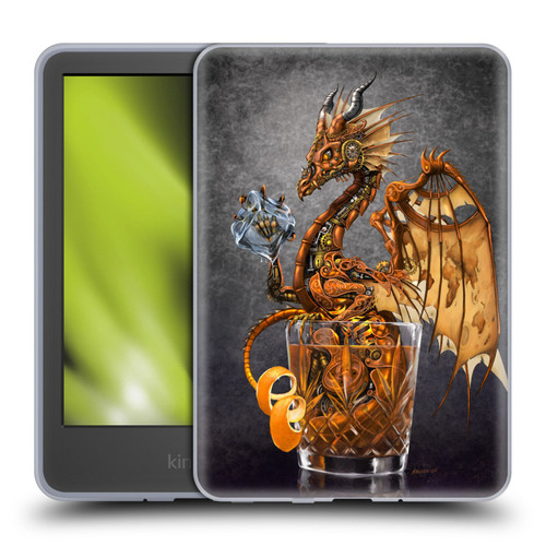 Stanley Morrison Dragons Gold Steampunk Drink Soft Gel Case for Amazon Kindle 11th Gen 6in 2022