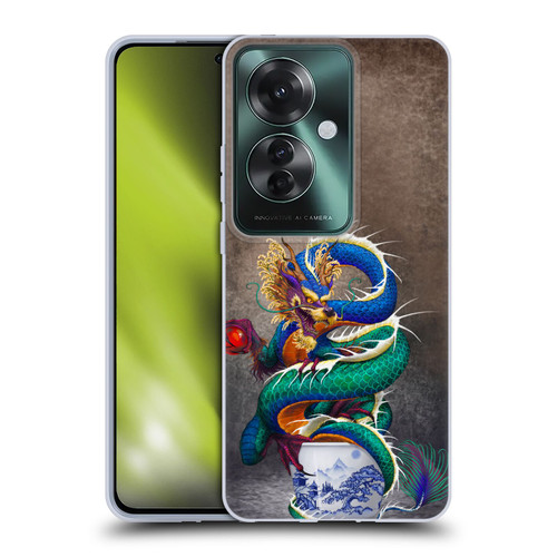 Stanley Morrison Dragons Asian Sake Drink Soft Gel Case for OPPO Reno11 F 5G / F25 Pro 5G