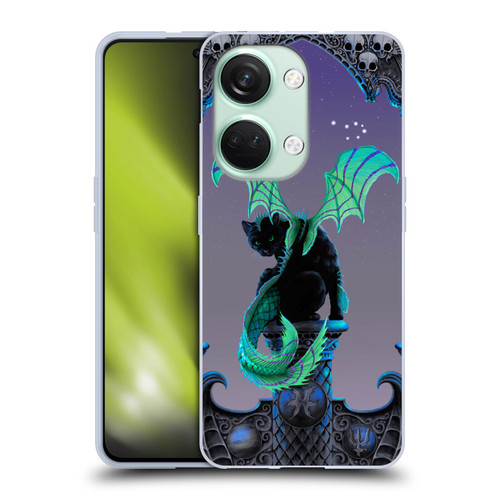 Stanley Morrison Dragons 2 Gothic Winged Cat Soft Gel Case for OnePlus Nord 3 5G