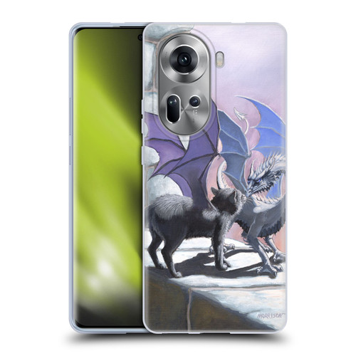 Stanley Morrison Dragons 2 Black Winged Cat Soft Gel Case for OPPO Reno11