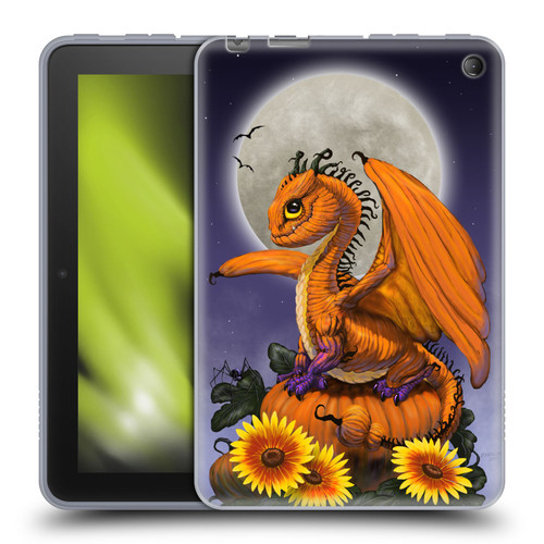 Stanley Morrison Dragons 3 Halloween Pumpkin Soft Gel Case for Amazon Fire 7 2022