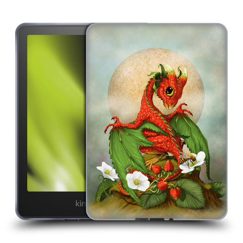 Stanley Morrison Dragons 3 Strawberry Garden Soft Gel Case for Amazon Kindle Paperwhite 5 (2021)