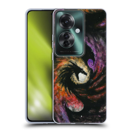 Stanley Morrison Dragons 3 Swirling Starry Galaxy Soft Gel Case for OPPO Reno11 F 5G / F25 Pro 5G