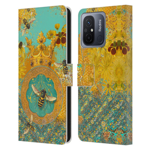 Duirwaigh Insects Bee Leather Book Wallet Case Cover For Xiaomi Redmi 12C