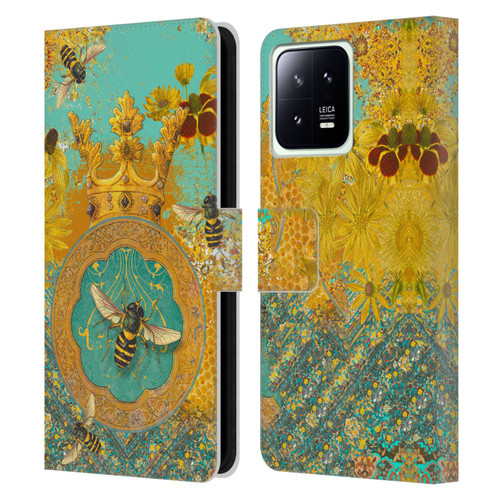 Duirwaigh Insects Bee Leather Book Wallet Case Cover For Xiaomi 13 5G