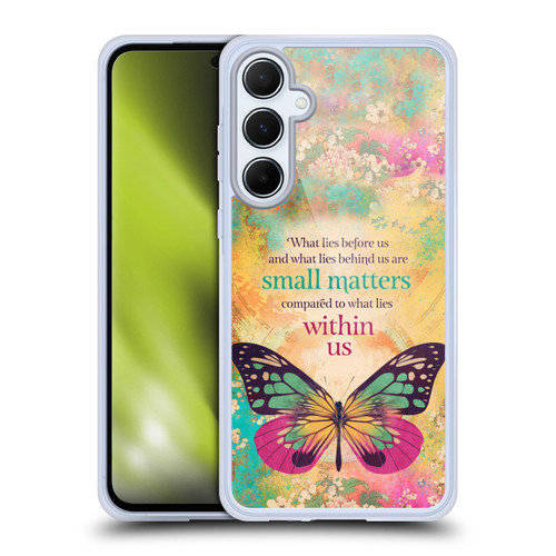 Duirwaigh Insects Butterfly 2 Soft Gel Case for Samsung Galaxy A55 5G