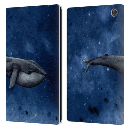 Barruf Animals The Whale Leather Book Wallet Case Cover For Amazon Fire Max 11 2023