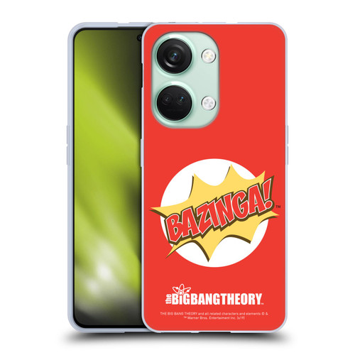 The Big Bang Theory Bazinga Pop Art Soft Gel Case for OnePlus Nord 3 5G