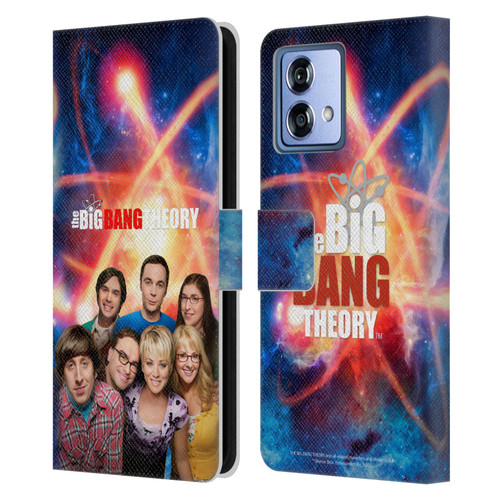 The Big Bang Theory Key Art Season 8 Leather Book Wallet Case Cover For Motorola Moto G84 5G