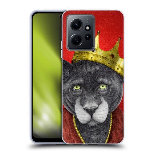 Barruf Animals The King Panther Soft Gel Case for Xiaomi Redmi Note 12 4G