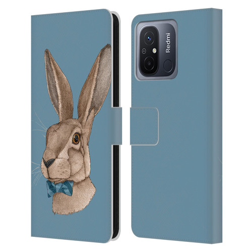 Barruf Animals Hare Leather Book Wallet Case Cover For Xiaomi Redmi 12C