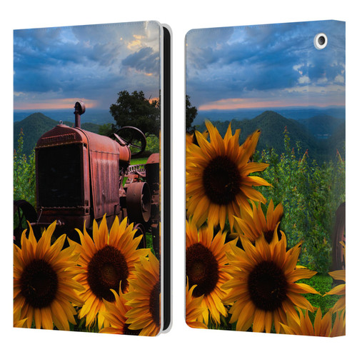 Celebrate Life Gallery Florals Tractor Heaven Leather Book Wallet Case Cover For Amazon Fire HD 8/Fire HD 8 Plus 2020