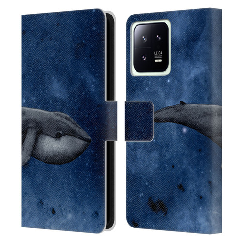 Barruf Animals The Whale Leather Book Wallet Case Cover For Xiaomi 13 5G