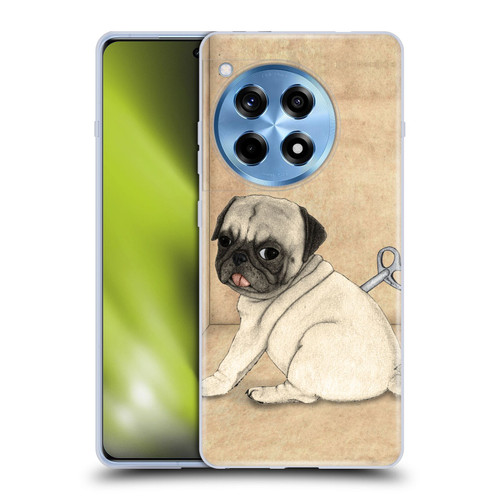 Barruf Dogs Pug Toy Soft Gel Case for OnePlus 12R