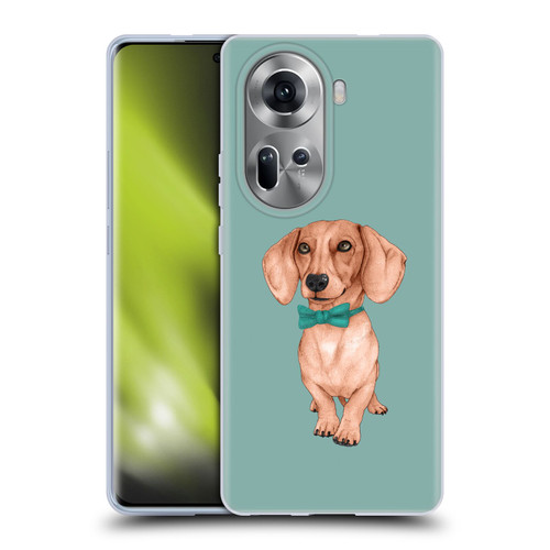 Barruf Dogs Dachshund, The Wiener Soft Gel Case for OPPO Reno11