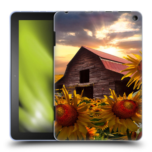 Celebrate Life Gallery Florals Sunflower Dance Soft Gel Case for Amazon Fire HD 8/Fire HD 8 Plus 2020