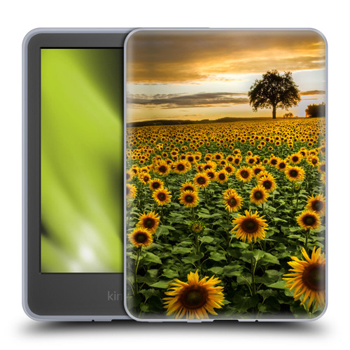 Celebrate Life Gallery Florals Big Sunflower Field Soft Gel Case for Amazon Kindle 11th Gen 6in 2022