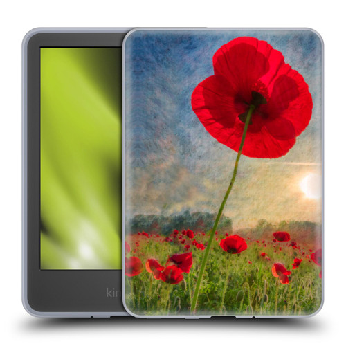 Celebrate Life Gallery Florals Red Flower Soft Gel Case for Amazon Kindle 11th Gen 6in 2022