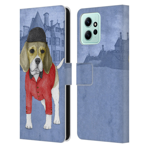 Barruf Dogs Beagle Leather Book Wallet Case Cover For Xiaomi Redmi 12