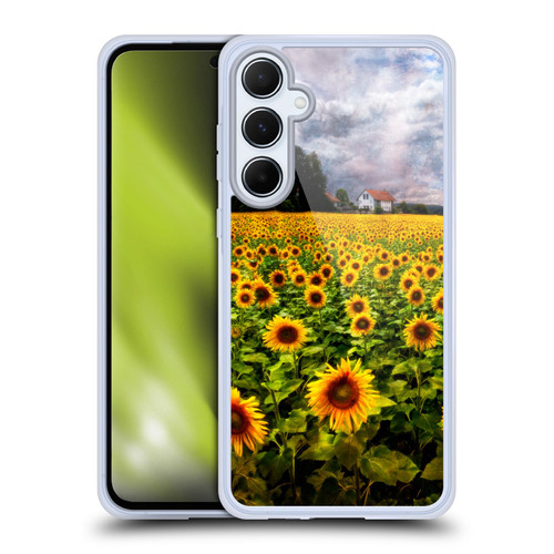 Celebrate Life Gallery Florals Dreaming Of Sunflowers Soft Gel Case for Samsung Galaxy A55 5G