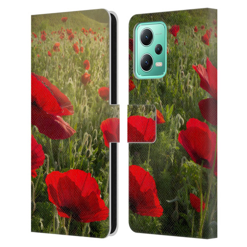 Celebrate Life Gallery Florals Waiting For The Morning Leather Book Wallet Case Cover For Xiaomi Redmi Note 12 5G