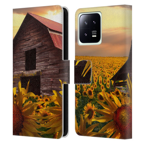 Celebrate Life Gallery Florals Sunflower Dance Leather Book Wallet Case Cover For Xiaomi 13 5G