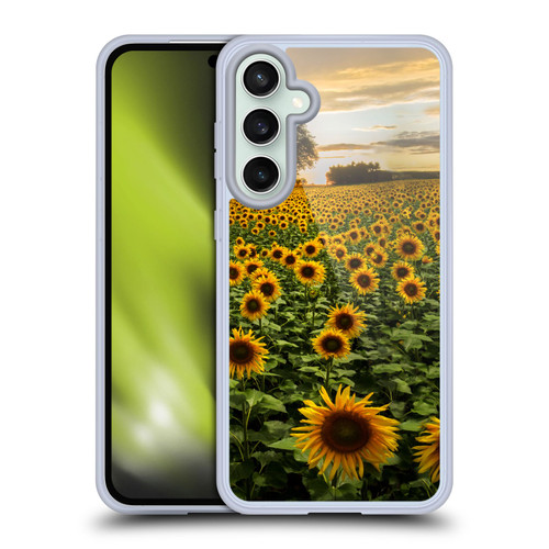 Celebrate Life Gallery Florals Big Sunflower Field Soft Gel Case for Samsung Galaxy S23 FE 5G