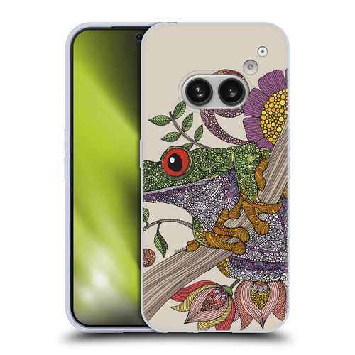 Valentina Animals And Floral Frog Soft Gel Case for Nothing Phone (2a)