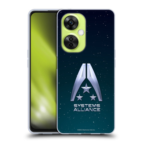 EA Bioware Mass Effect Graphics Systems Alliance Logo Soft Gel Case for OnePlus Nord CE 3 Lite 5G