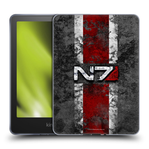 EA Bioware Mass Effect Graphics N7 Logo Distressed Soft Gel Case for Amazon Kindle Paperwhite 5 (2021)