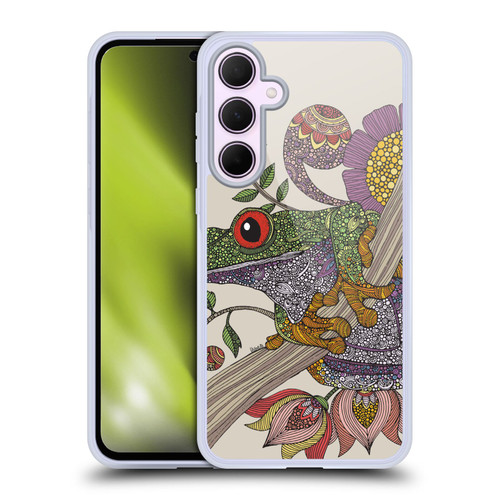 Valentina Animals And Floral Frog Soft Gel Case for Samsung Galaxy A35 5G