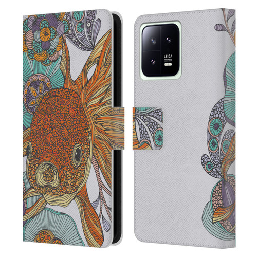 Valentina Animals And Floral Little Fish Leather Book Wallet Case Cover For Xiaomi 13 5G
