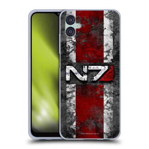 EA Bioware Mass Effect Graphics N7 Logo Distressed Soft Gel Case for Samsung Galaxy M04 5G / A04e