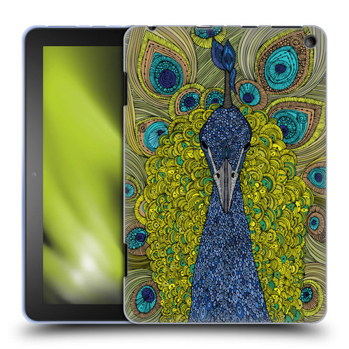 Valentina Birds The Peacock Soft Gel Case for Amazon Fire HD 8/Fire HD 8 Plus 2020